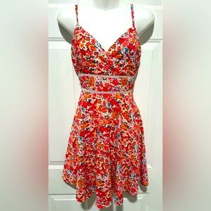 Floral mini dress